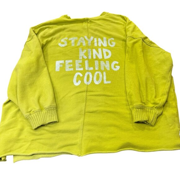 Aerie Oversized Pullover Sweatshirt – Women’s Large – “Staying Kind Feeling Cool - Picture 1 of 4
